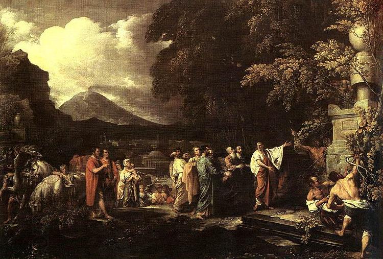 Benjamin West Cicero Discovering the Tomb of Archimedes China oil painting art